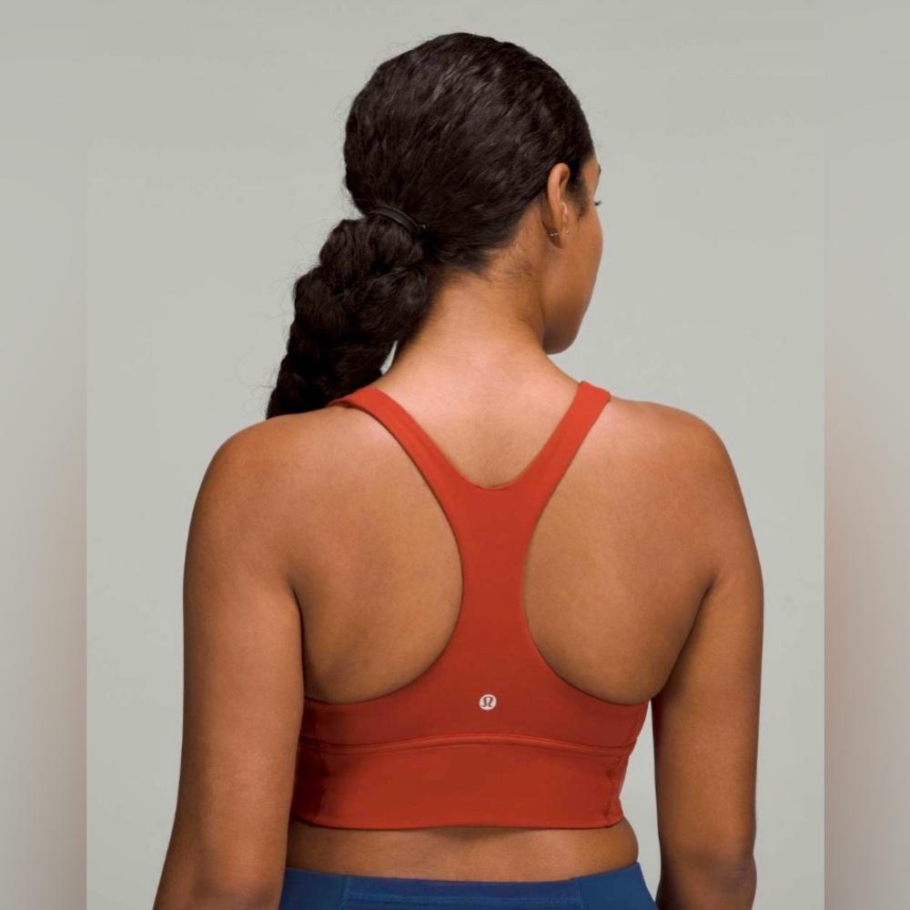 Lululemon Wunder Train Longline Bra in Cayenne - Size 6
